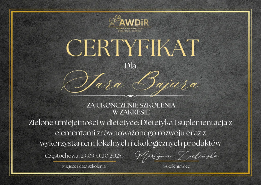 Szkolenie Dietetyka i Suplementacja-1